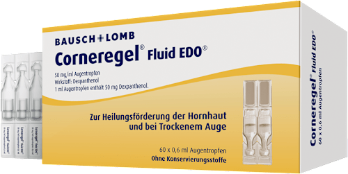 Corneregel Fluid EDO 60 x 0,6ml Augentropfen 50 mg/ml Dexpanthenol Corneregel