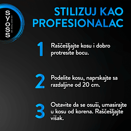 VOLUME LIFT & TEXTURE šampon za suvo pranje kose syoss