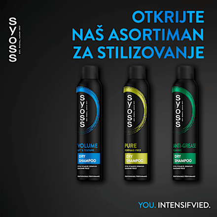 VOLUME LIFT & TEXTURE šampon za suvo pranje kose syoss