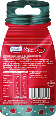 Drażetki odświeżające, mięta i arbuz Dosfarm