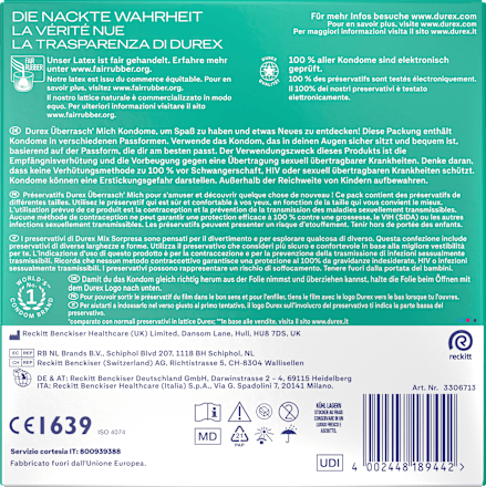 Kondom Mix Überrasch' mich Big Pack Durex