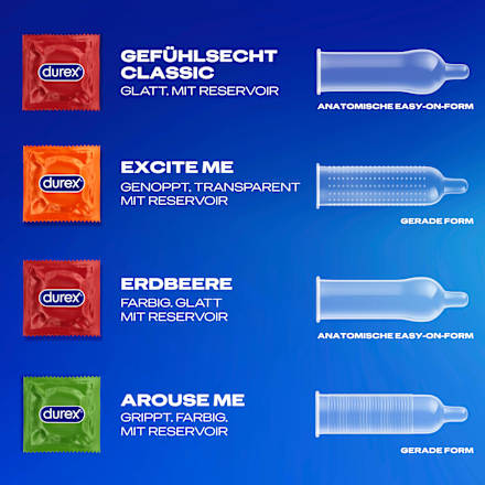 Kondom Mix Überrasch' mich Big Pack Durex