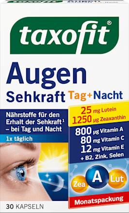 Augen Sehkraft Tag+Nacht Kapseln 30 St taxofit