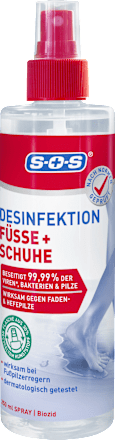 Desinfektionsspray für Füße & Schuhe SOS