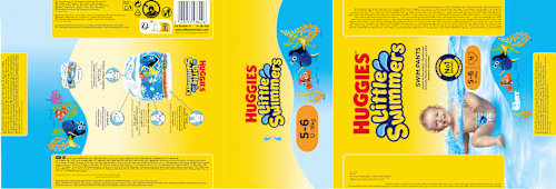 Schwimmwindeln, Gr. 5-6 (12-18 kg) Huggies Little Swimmers