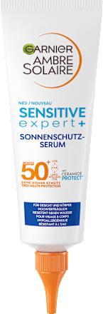 Sonnenmilch Serum sensitive expert+, LSF 50+ Garnier Ambre Solaire