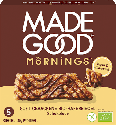 Haferriegel Soft Baked Oats Chocolate Chips (5x30g) Made Good