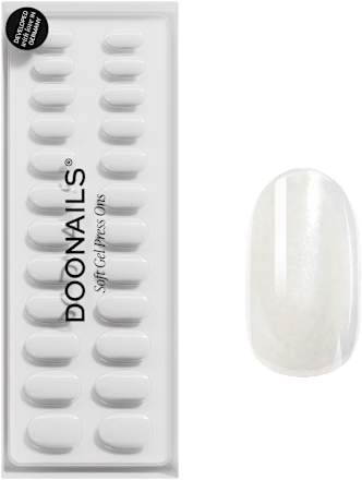 The Clean Girl Edition Künstliche Nägel Press Ons Medium Round Milkshake Doonails