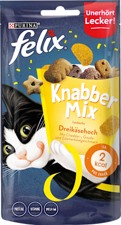 Katzenleckerli Knabber Mix Dreikäsehoch Felix