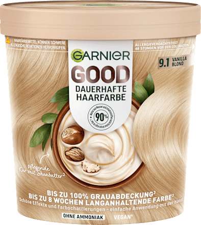 Dauerhafte Haarfarbe - Nr. 9.1 Vanilla Blond GARNIER GOOD
