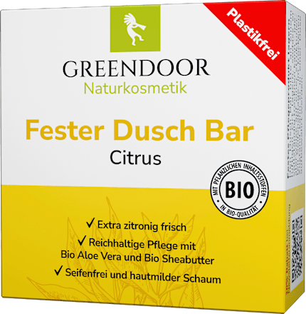 Festes Duschgel Citrus Greendoor