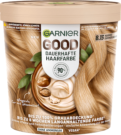 Dauerhafte Haarfarbe Nr. 8.13 Warmes Beige GARNIER GOOD
