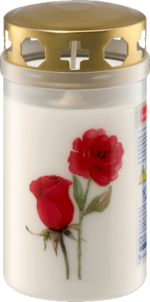 Grabkerzen mit Rosen Motiv Profissimo