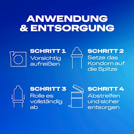 Kondome Gefühlsecht Ultra, Breite 54mm Durex