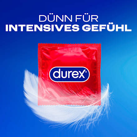 Kondome Gefühlsecht Ultra, Breite 54mm Durex