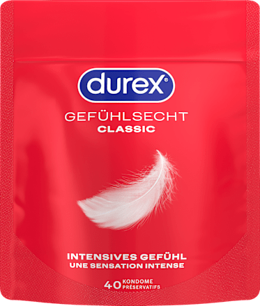 Kondome Gefühlsecht Classic neu, Breite 56mm Durex