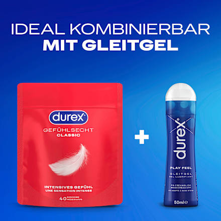 Kondome Gefühlsecht Classic neu, Breite 56mm Durex