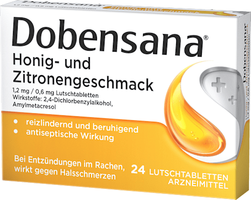 Honig- und Zitronengeschmack Lutschtabletten  Dobensana