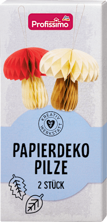 Papierdeko Pilze 2tlg Profissimo