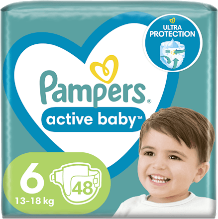 active baby pelene vel. 6 (13 - 18 kg) Pampers active baby