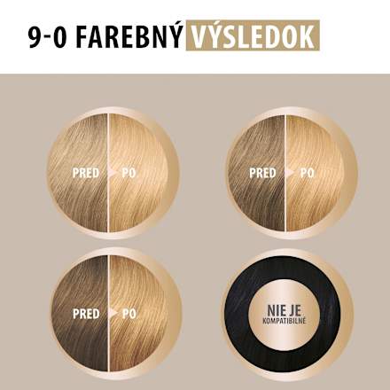 Farba na vlasy - 9-0 prirodzená veľmi svetlá blond Schwarzkopf CREME SUPREME