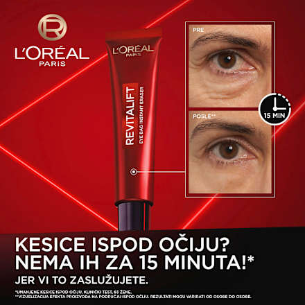 REVITALIFT LASER krema za korekciju područja oko očiju L'ORÉAL PARiS REVITALIFT