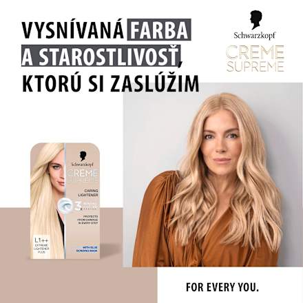 Zosvetľovač na vlasy Extreme Plus L1++ Schwarzkopf CREME SUPREME