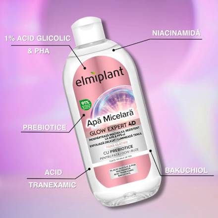 Apă micelară cu prebiotice Elmiplant