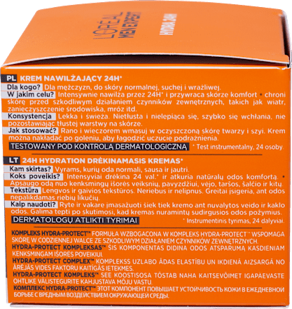 Krem do twarzy intensywnie nawilżający Hydra 24H L'ORÉAL PARiS MEN EXPERT