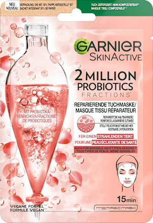 Tuchmaske 2 Million Probiotics Garnier Skin Active