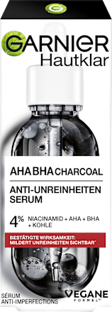 Serum Anti-Unreinheiten AHA + BHA Kohle Garnier Skin Active