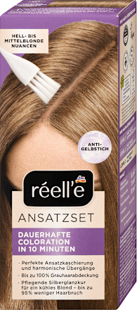 Ansatzset Dauerhafte Coloration 9.0 Hell bis Mittelblond réell‘e