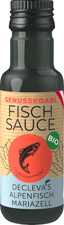 Gewürzsoße Bio Fischsoße Decleva's Alpenfisch Mariazell GENUSSKOARL