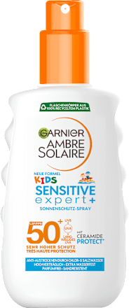 Sonnenspray Kids sensitive expert+, LSF 50+ Garnier Ambre Solaire