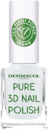 lak na nehty Pure 3D Absolute White 02 Dermacol