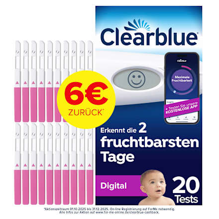Ovulationstest Fortschrittlich & Digital Clearblue