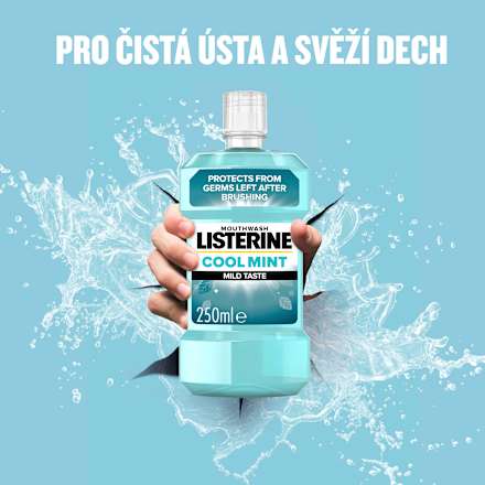Ústna voda Cool Mint Mild Taste Listerine