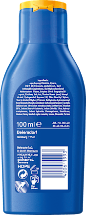 Sonnenmilch Schutz & Pflege, LSF 30, Reisegröße  NIVEA SUN