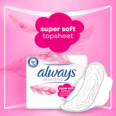 Egészségügyi betét Sensitive, 1-es méret, normal always