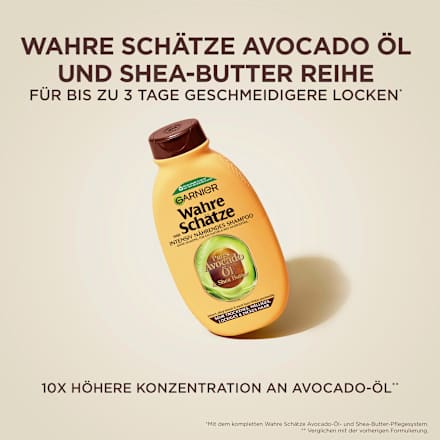 Shampoo Avocado-Öl & Sheabutter Wahre Schätze