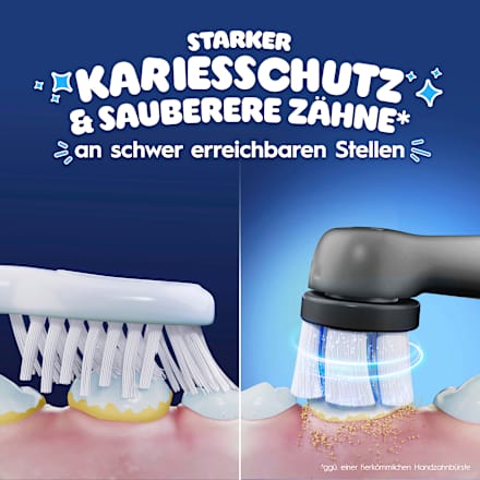 Aufsteckbürsten Kinder iO Spiderman Sanfte Reinigung, ab 6 Jahren Oral-B