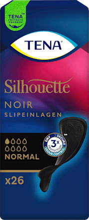 Slipeinlagen Inkontinenz Schwarz Normal TENA