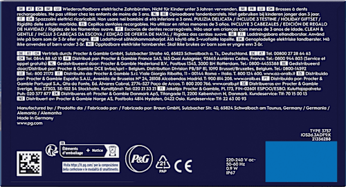 Elektrische Zahnbürste iO Series 2 Night Black + Calm Pink Oral-B