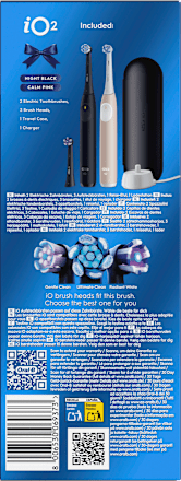 Elektrische Zahnbürste iO Series 2 Night Black + Calm Pink Oral-B