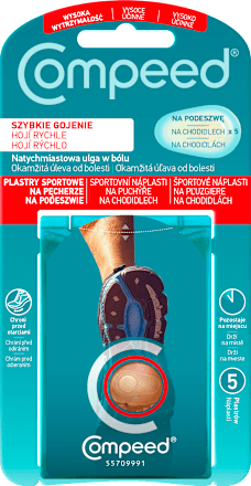 náplast na puchýře na paty Compeed