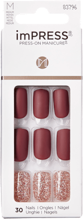 Impress unghii false HERO MEDIUM SQUOVAL KISS