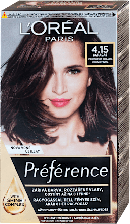 Farba na vlasy - 4.15 intenzívna sýta hnedá L'ORÉAL PARiS PRÉFÉRENCE