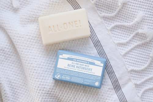 Seifenstück reine Naturseife baby mild Dr.Bronner's