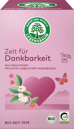 Früchtetee &quot;Zeit für Dankbarkeit&quot; (20 Beutel) LEBENSBAUM