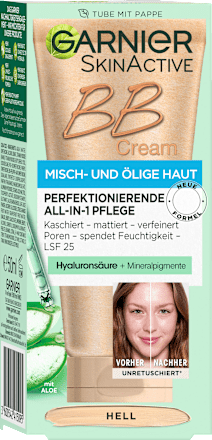  BB Creme All-in-1 Pflege matt hell LSF 25 Garnier Skin Active